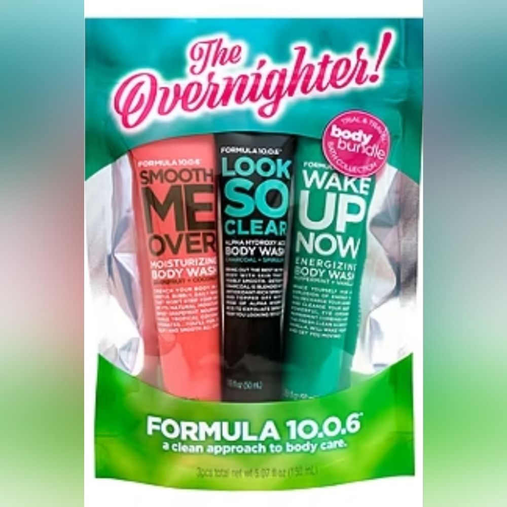 Formula 1006 3pc travel bodywash set